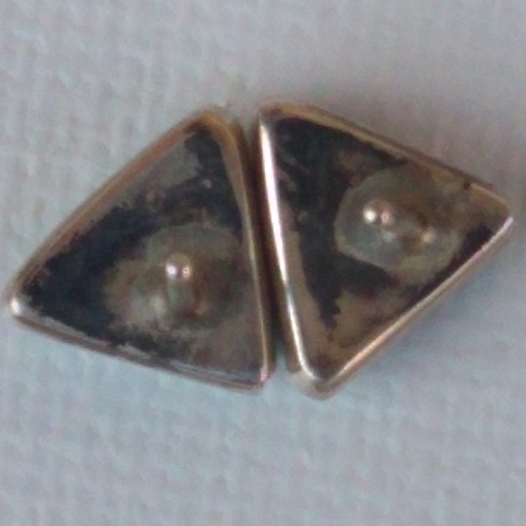 VINTAGE SouthWestern SterlingSilver Turquoise Stud - Picture 8 of 8